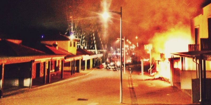 Violent incendie à Lacanau