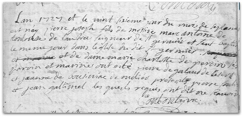 baptême 1727 z