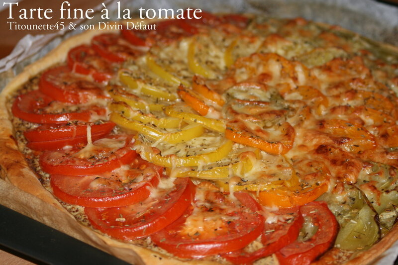 Tarte fine tomate Titounette45