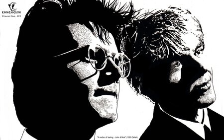 Duran Duran - A matter of feeling - John & Nick - Détail copie