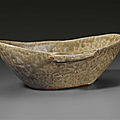 A Yueyao 'Ear' cup, China, Jin dynasty, <b>3rd</b>-<b>4th</b> <b>century</b> AD
