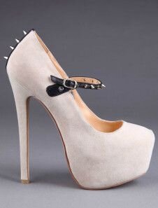 Modern-Gray-Nubuck-Studded-Stiletto-Heel-Women-s-Mary-Janes-Pumps-153266-0