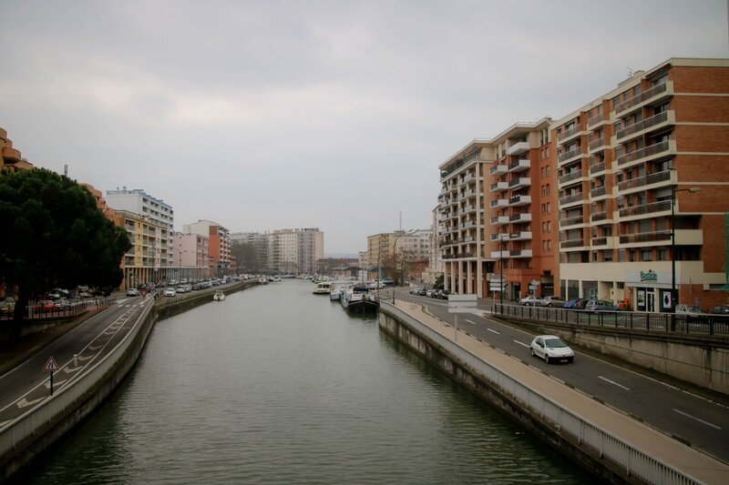 Le port Saint-Sauveur vu du Pont Guilheméry