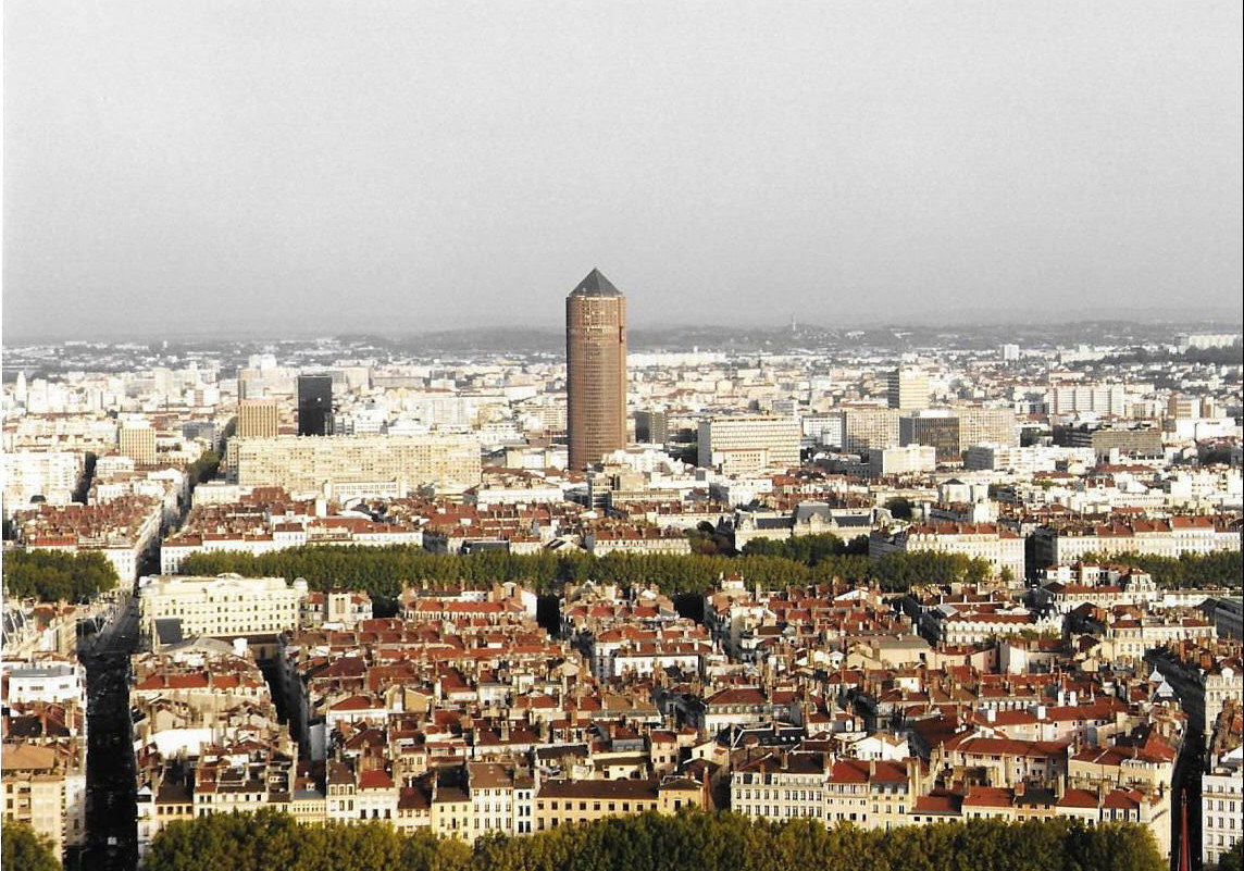 Lyon, panorama depuis Fourvière (69)