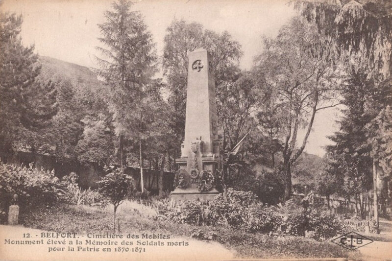 Belfort CPA Cimetière des Mobiles Le Monument