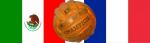 Drapeaux Mexique France 2