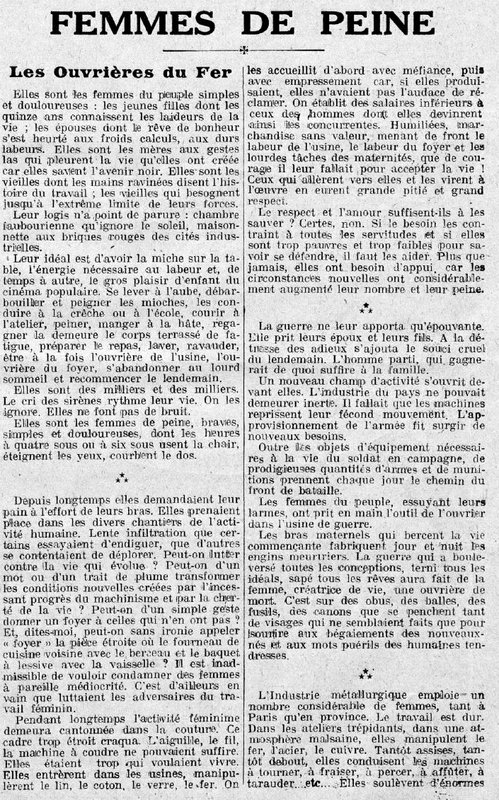 La vie féminine1916 1