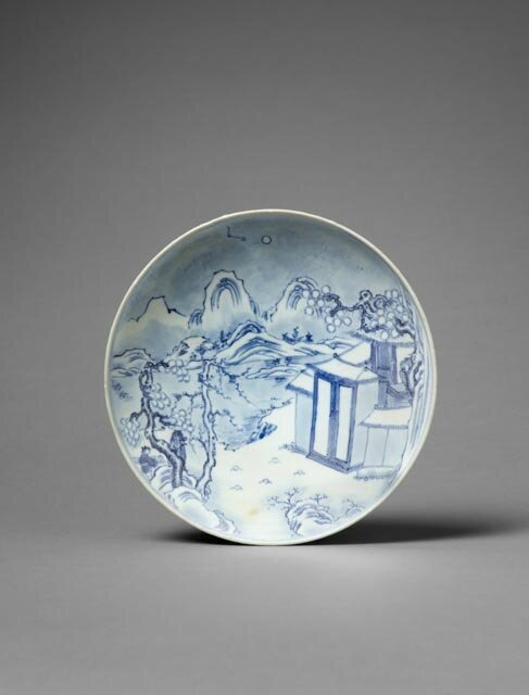 Plate, China, Transitional period, 17th c