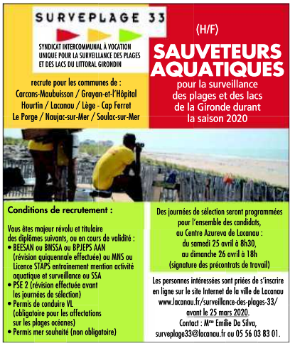 2020 02 01 SO Recrutement sauveteurs aquatiques