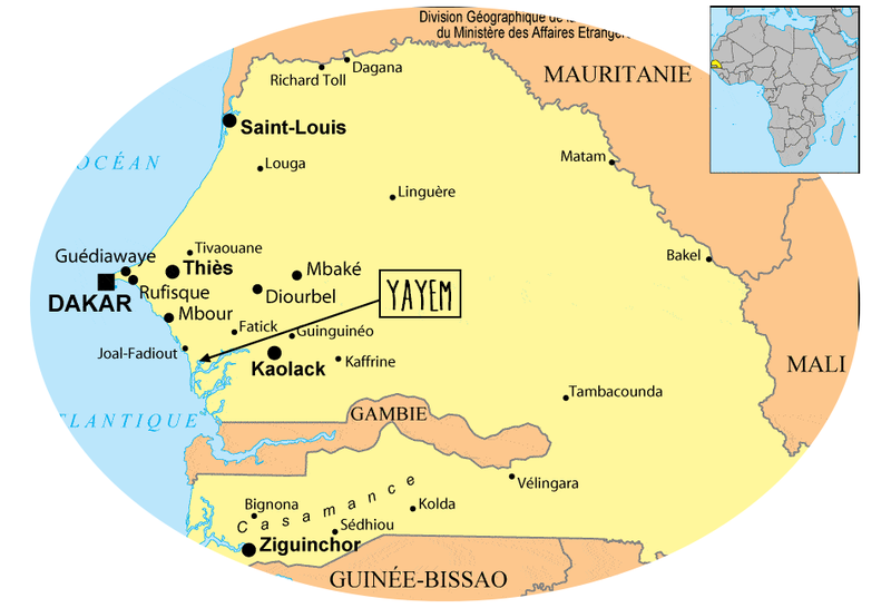 Carte Sénégal, Yayem