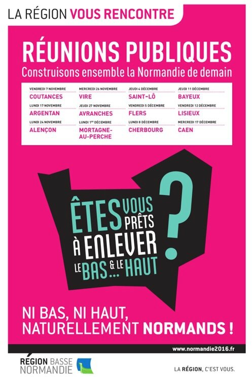 unification Normandie réunion publique novembre décembre 2014