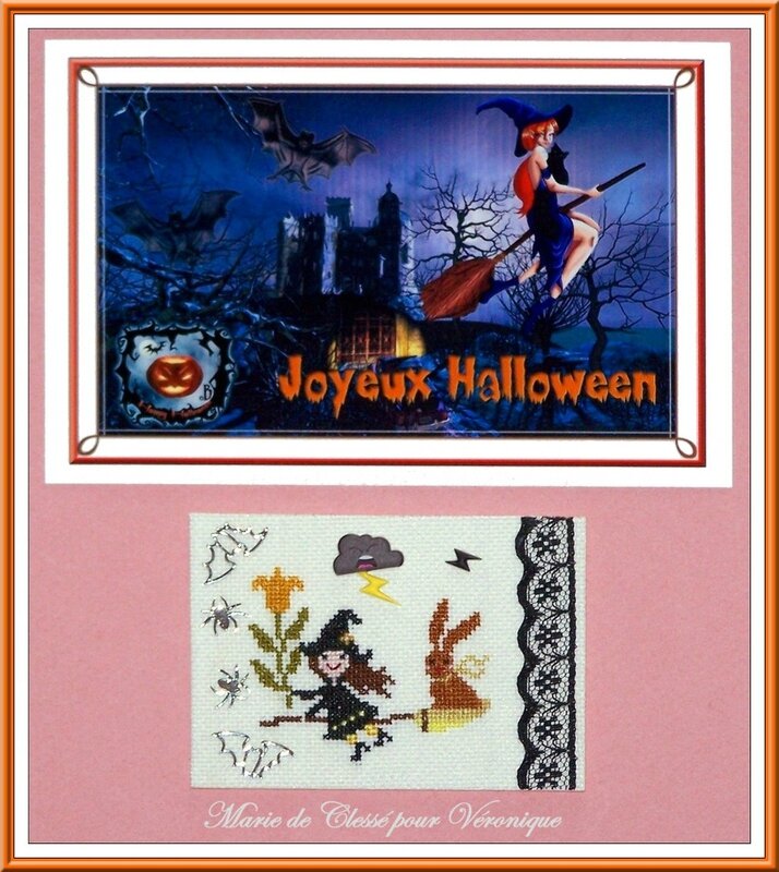 Échange ATC (Halloween) Marie de Clessé pour Véronique (2)