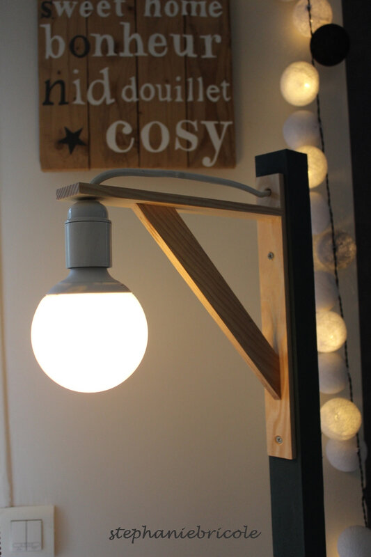 lampadaire allumé