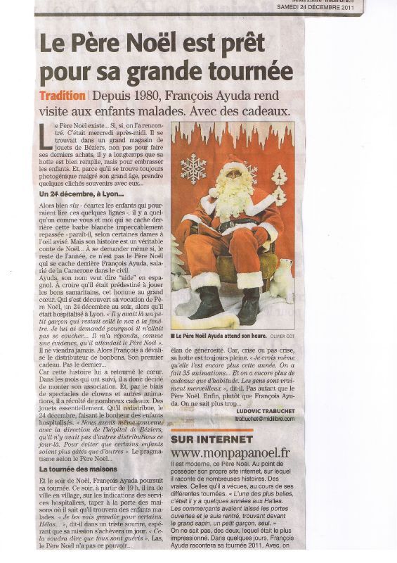 article père noel 2011
