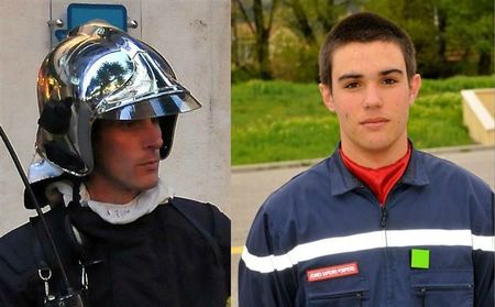 Sergent Baghioni et Sapeur Simeoni, morts au feu le 3 novembre 2012 Source PQR Stéphane Duclet