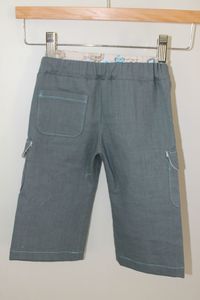 pantalon gris arrière