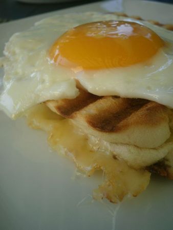 Croque-madame. recettes entrees Croques sucrés et salés