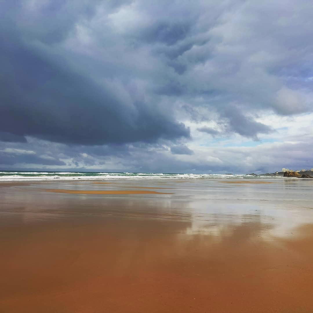 Biarritz, plage d'Ilbarritz inversée, insta