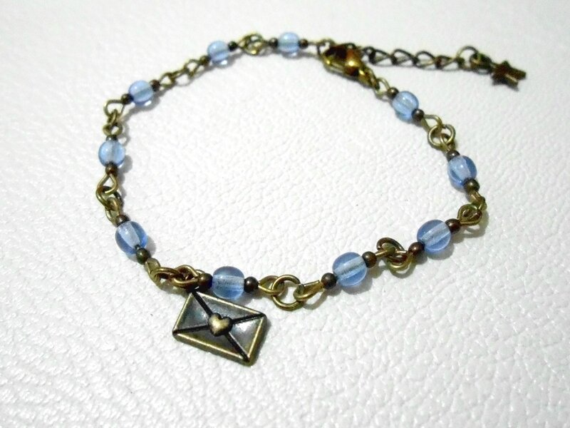 Bracelet St V bleu