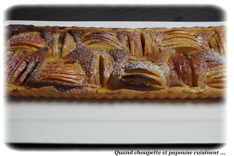tarte aux pommes et à la crème d'amande-6731