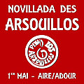 <b>Aire</b> sur <b>l</b>'<b>Adour</b> : Cartel Novillada des Arsouillos 2022...