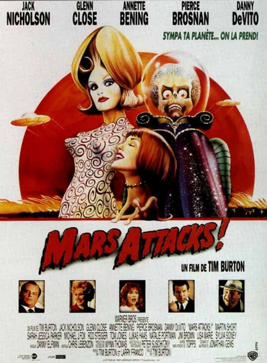 Affiche Film Mars Attacks