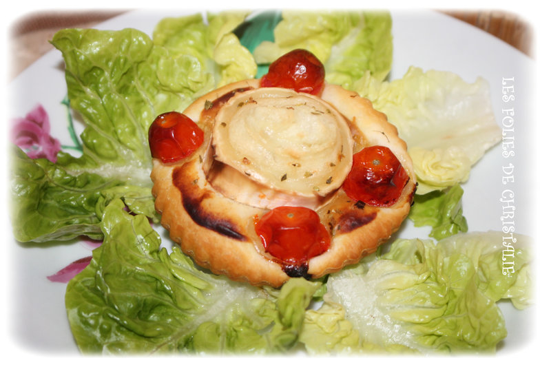 Tartelettes fines moutarde chèvre 4