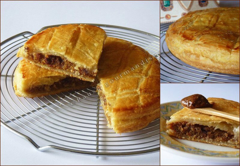 01-Galette au amandes praliné aux pépites de chocolat copie