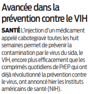 2020 05 19 SO Avancée dans la prévention contre le VIH