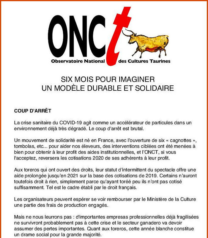 ONCT COURRIER