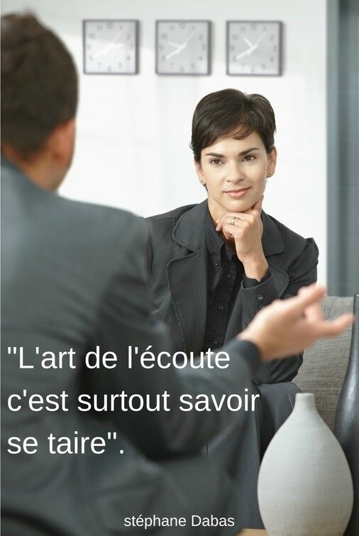 _L'art de l'écoute c'est surtout savoir se taire_