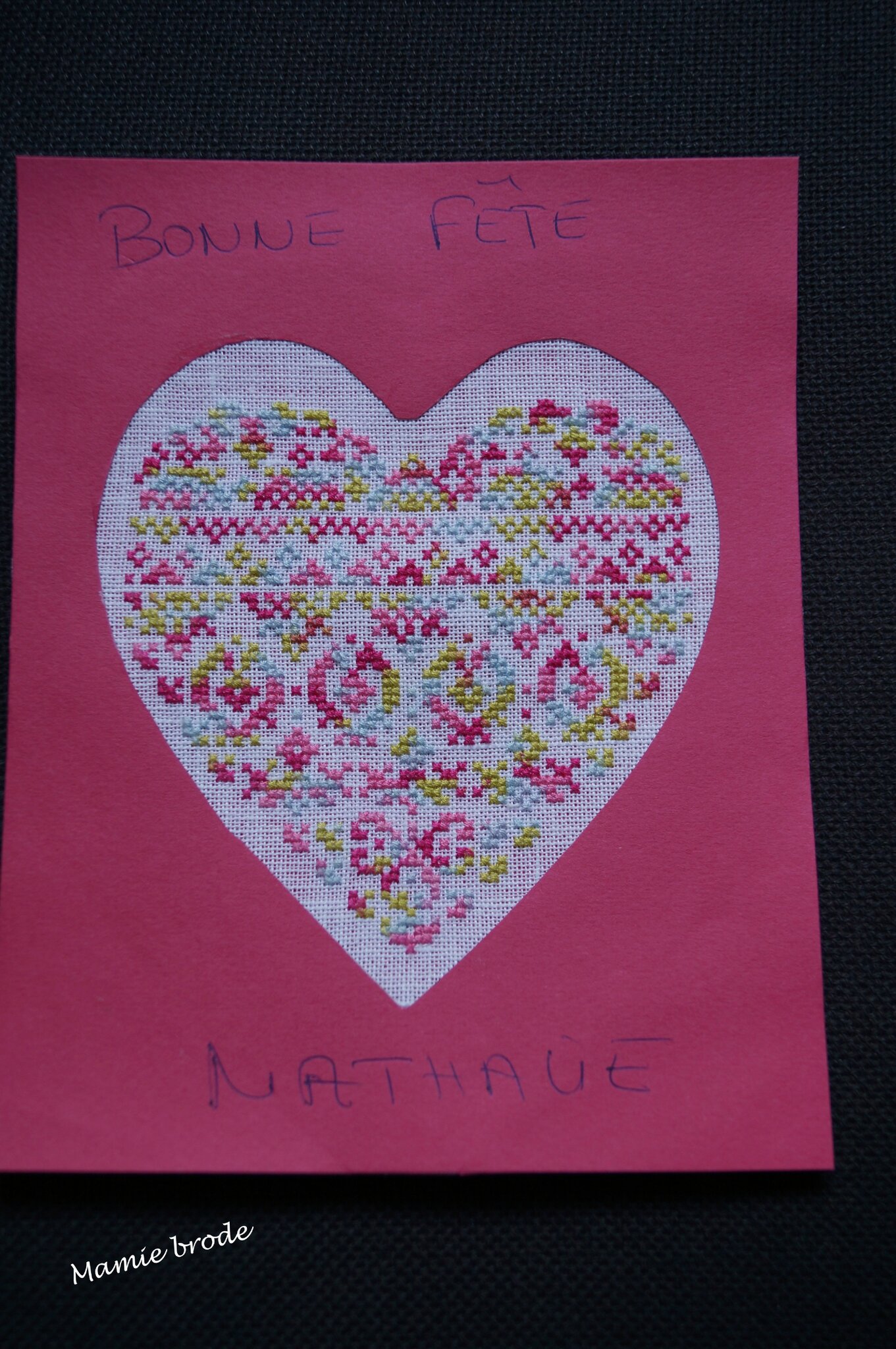 Coeur pour Nathalie - Eté 2016