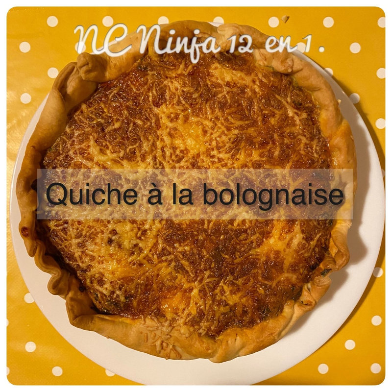 Quiche à la bolognaise