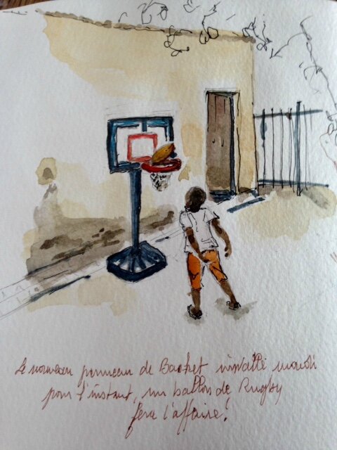 le nouveau panneau de Basket