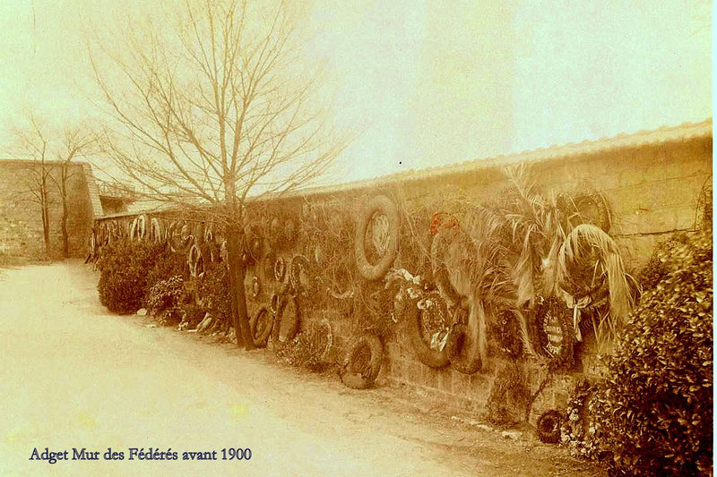 mur des fédérés 1900 adget