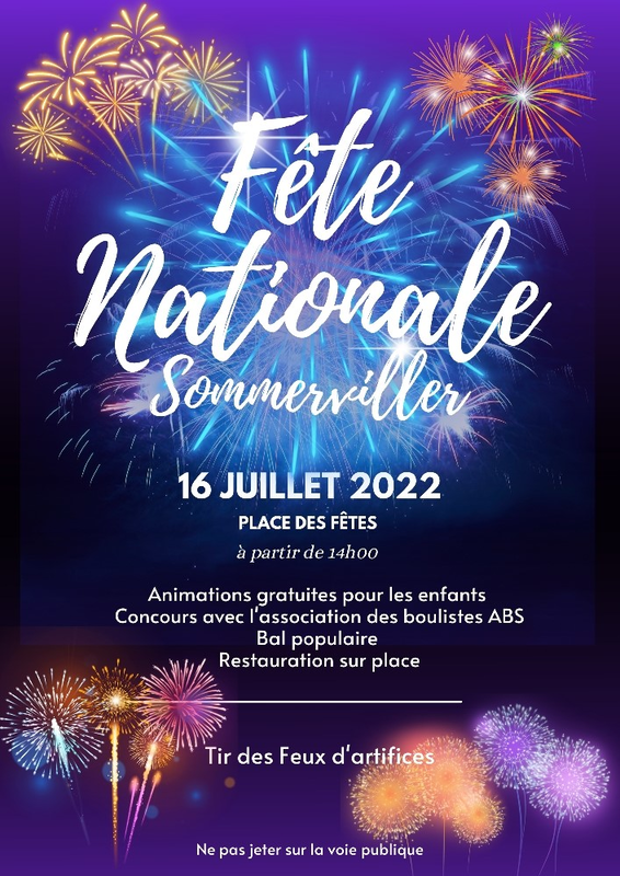 AFFICHE DU 14 JUILLET 2022