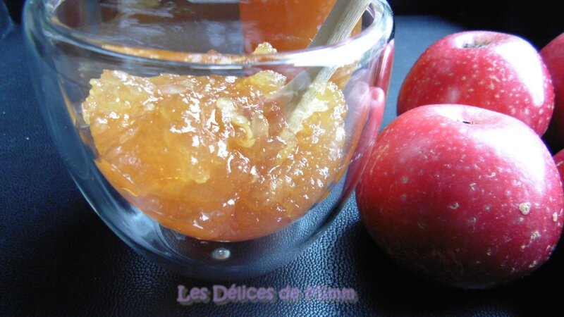 Confiture de pommes au caramel 3