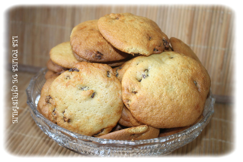 Cookies aux raisins secs 4