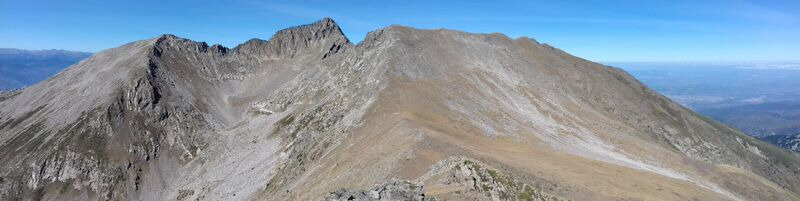 Quazemi de Dalt, Pic du Canigou, Crête du Barbet