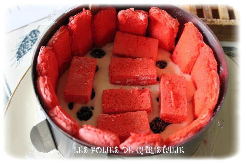 Bavarois litchis 9
