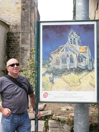 Auvers-sur-Oise - église tableau VVG