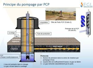 Principe du pompage par PCP