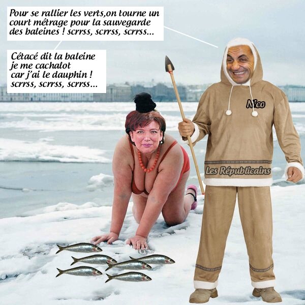 bachelot sur la glace-sarko-bulles