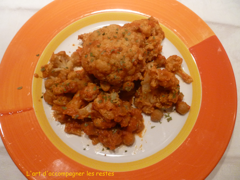 Curry de chou-fleur au lait de coco au cookeo (ou sans)2