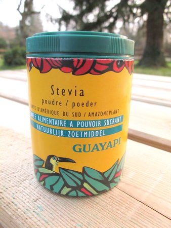 recettes "FOOD SHOPPING ! " # 8: Stévia en poudre de GUAYAPI