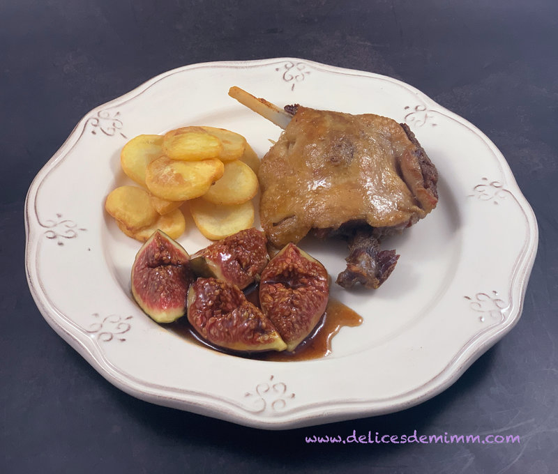 Canard confit aux figues