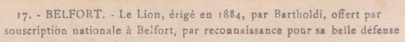 CPA Belfort Château & Lion Delcampe adaman R1R