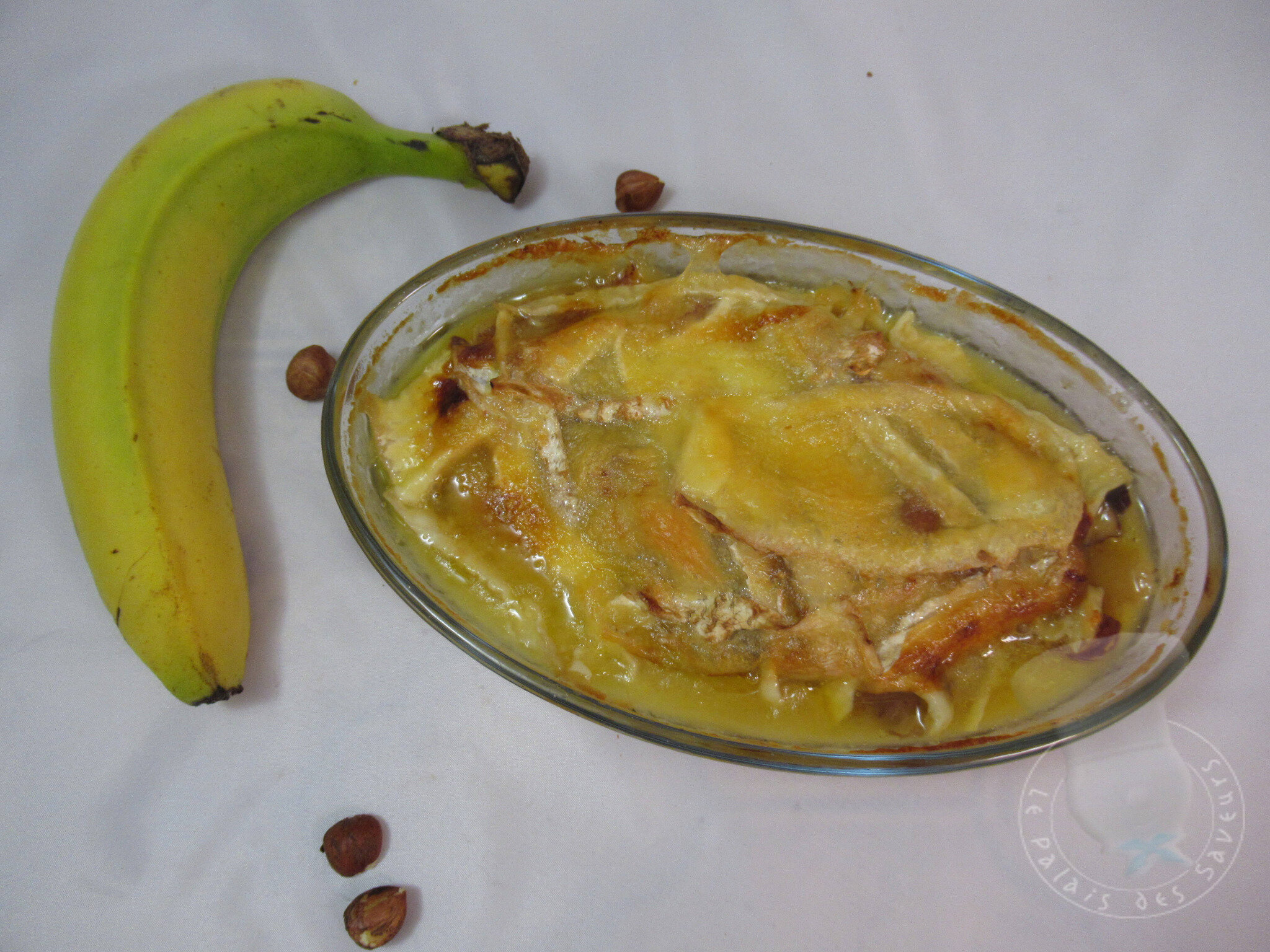 Bananes et noisetttes rôties au Neufchâtel