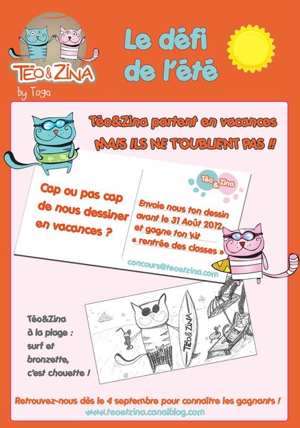 Flyer Téo & Zina - ETE 2012