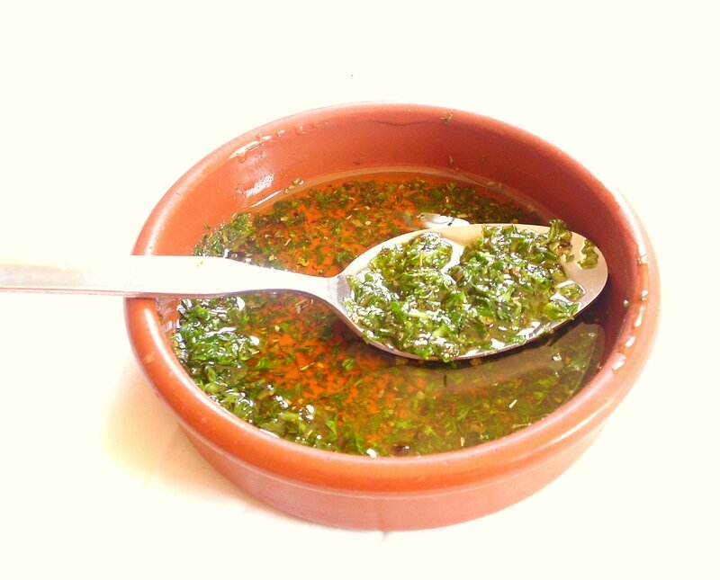 la sauce argentine chimichurri au persil 2